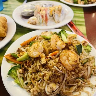 Hibachi and sushi