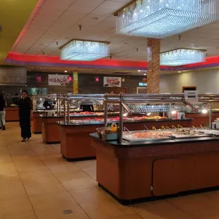 Buffet area