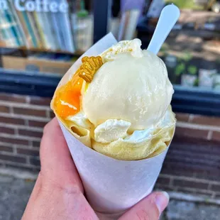 Princess peach sweet crepe