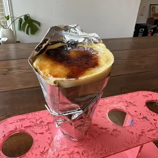 Creme Cream Brulee Crepe