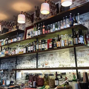 Bar has a large selection of Japanese whiskey and their pickled veggies look delicious!