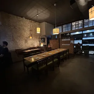 interior, sushi and sashimi