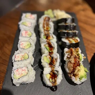 sushi, sushi and sashimi, sashimi, food