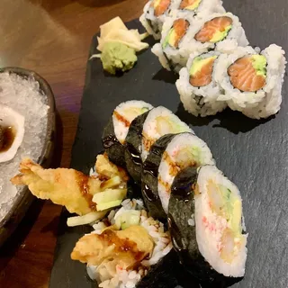 Salmon with avocado Roll