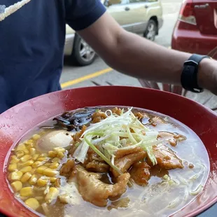GRILLED CHICKEN RAMEN.