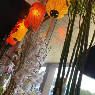 sushi and sashimi, interior