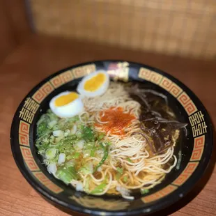 Veggie Ramen (~$22) + Soft Boiled Egg (~$3)