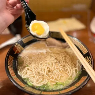 Extra topping: soft boiled egg