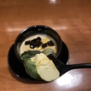 Matcha pudding