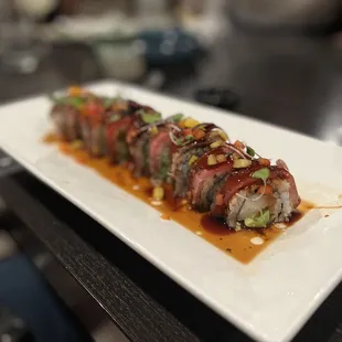 sushi and sashimi, food