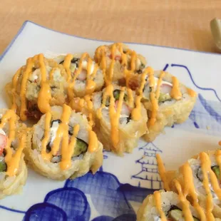 Crispy Cali Roll on deck!