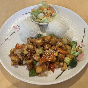 Sesame Chicken with Cashews