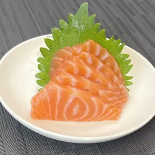 Salmon sashimi