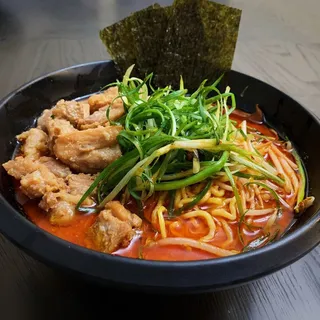 Fried Chicken Curry Ramen