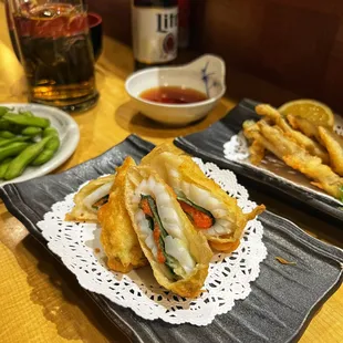 Ika w/ mentaiko tempura