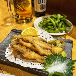 Wakasagi (pond smelt) Tempura