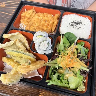 Katsu chicken bento box