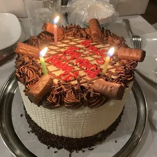 Bavarian  chocolate cream cake