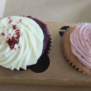Red velvet and strawberry