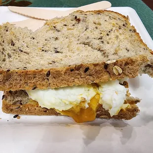 Egg and cheese sandwich