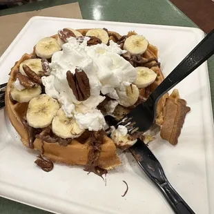 Monkey business waffle