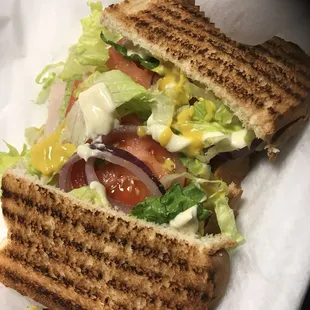 Turkey on wheat. The best turkey sandwich I've had hands down