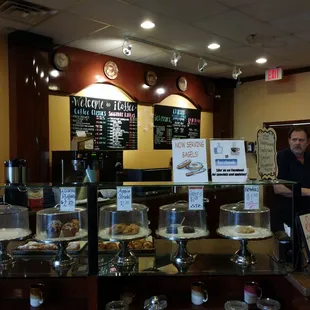 a man behind the counter