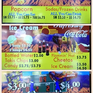 The entire menu (it's not listed on the website).