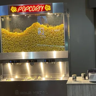 U serve Popcorn - get a large tub and go back again &amp; again