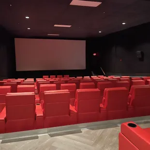 View when you walk in theater