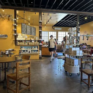Inside the shop