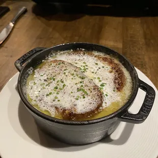 Soy Onion Gratin Soup