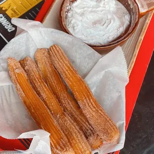 a box of churros