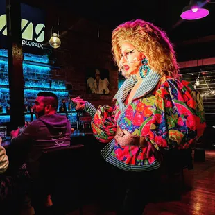 Resident Drag Queen Kai Lee Mykels - every Friday with special guest artists and always live singing bartenders.