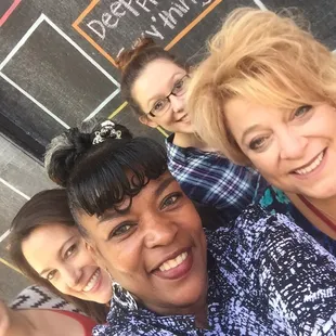 Visit Wichita group walked to get lunch on a beautiful Friday!