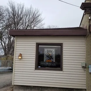 the outside of the building