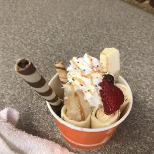 Cheesecake Rolled Ice Cream