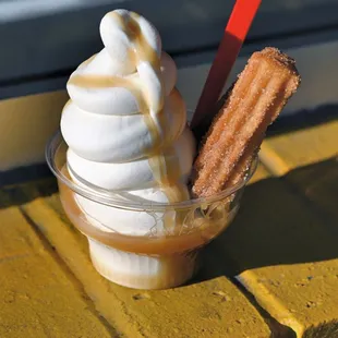 Outstanding churro sundae