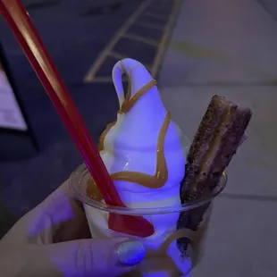 Churro Sundae
