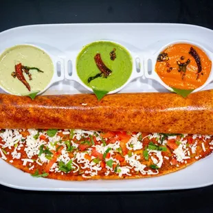Tikka Paneer Dosa