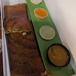 Palak Paneer Dosa