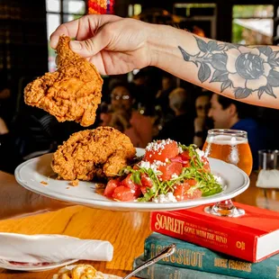 chicken wings and fried chicken