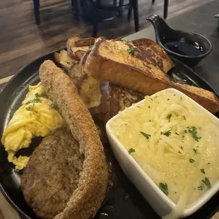 Brunch with catfish