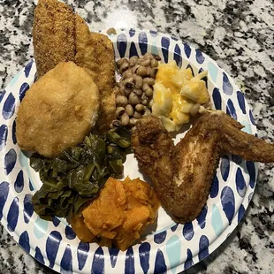 Comes with the hot water cornbread too!