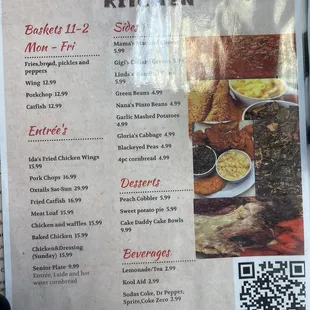Menu July/aug 2024
