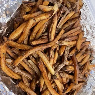 shoestring cut fries... ugh