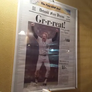 Tigers. Gibson. October 1984. A day which shall live in infamy.