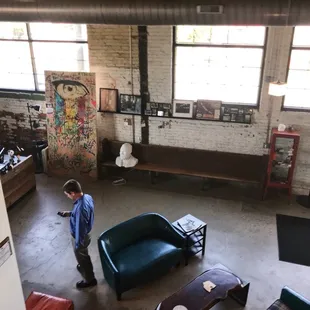 Yep lobby from up top