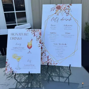 Wedding Event Signage
