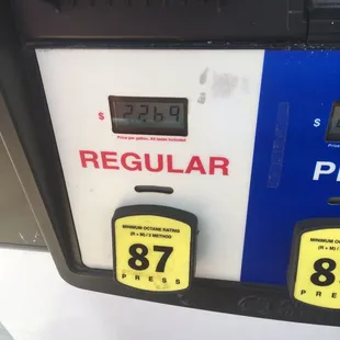 2.27 a gallon